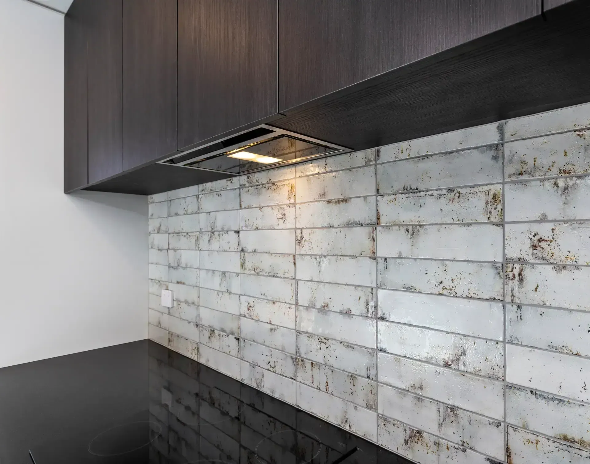 Kitchen splashback stonework